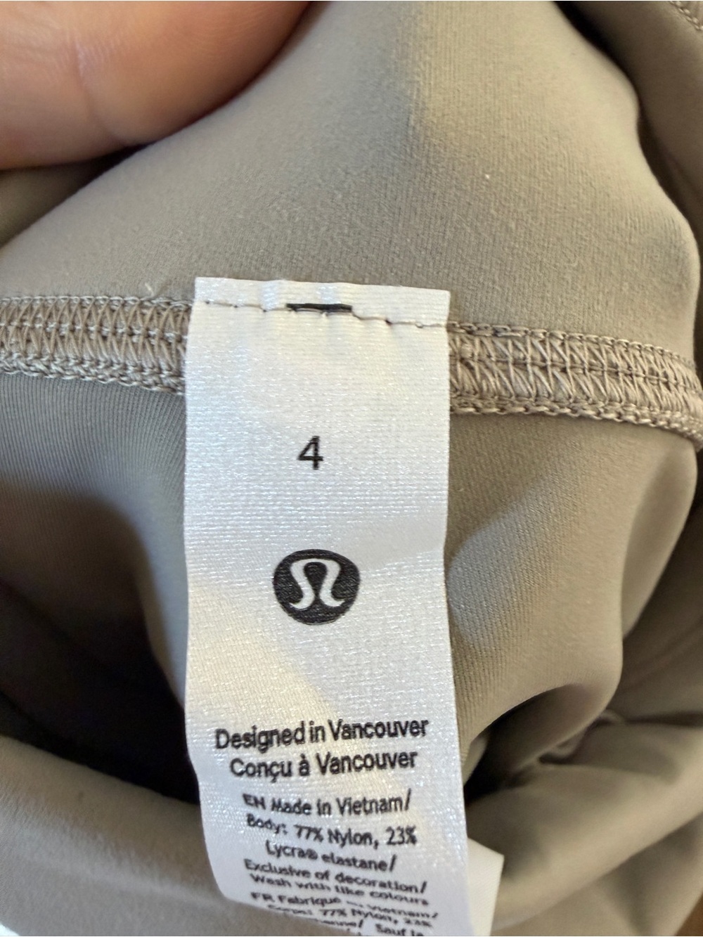 NWT lululemon Wunder Train High-Rise Tight 25” Size 4 Riverstone - Picture 6 of 7